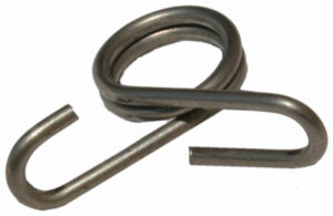 Electric Fence Clip, Rod Post, Stainless Steel, .375 In., 20-Pk.