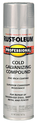 Fast Dry Professional Anti-Rust Galvanizing Compound, Flat Bright, 20-oz.