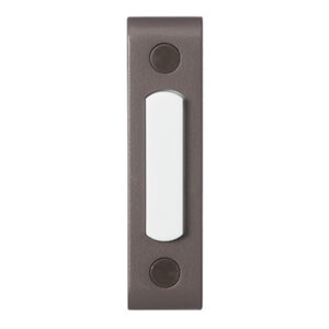 Wired Doorbell Push Button, LED Light, Bronze