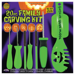 Pumpkin Carving Kit, 12 Stencils & Tools