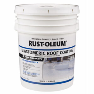 Elastomeric Roof Coating, White, 5-Gallons