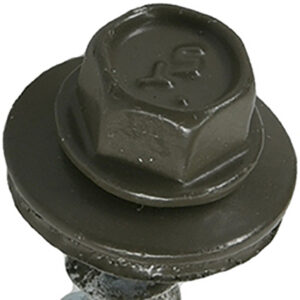 Powerpro Self Drilling Roofing Screws, Metal To Wood, Antique Brown, #10 x 1-1/2 In., 1 Lb.