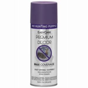 Premium Decor Spray Paint, "No Hunting" Purple, 12 oz.