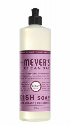 Liquid Dish Soap, Peony Scent, 16 oz.
