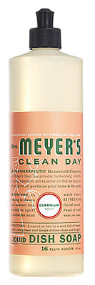 Geranium Scent Liquid Dish Soap, 16 oz.