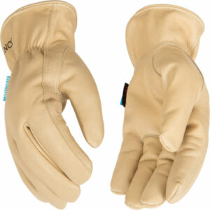 Hydroflector Leather Driver Gloves, Water Resistant, Men's XL