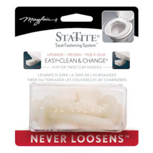 Toilet Seat Hardware Kit Fits Bemis, Mayfair & Statite