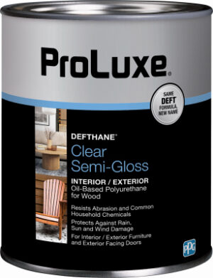 Clear Polyurethane, Semi-Gloss, Qt.