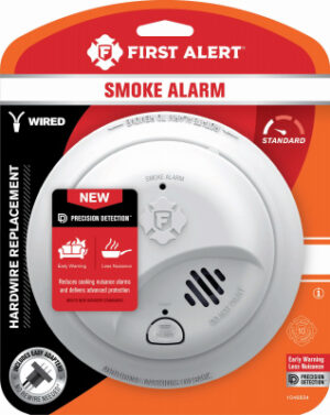 Hardwired Ionization Smoke Alarm, Battery Backup
