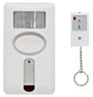 Motion Sensor Security Alarm, Keychain Remote