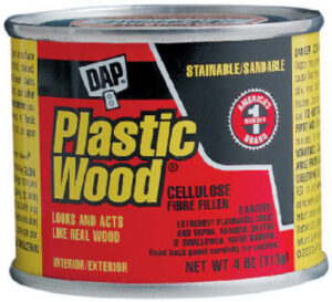 Plastic Wood Cellulose Fibre Wood Filler, Light Oak, 4-oz.