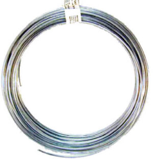Clothesline Wire, Solid, Galvanized, 12-Gauge, 50 Ft. Coil