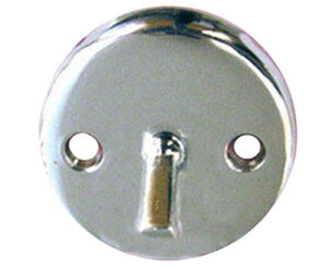 Bathtub Drain Overflow Face Plate, Chrome-Plated