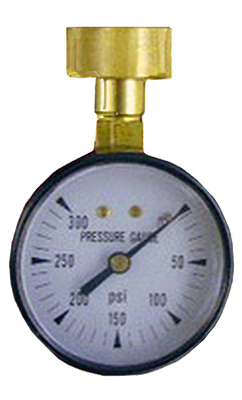 Water Test Gauge, 0 to 300 PSI