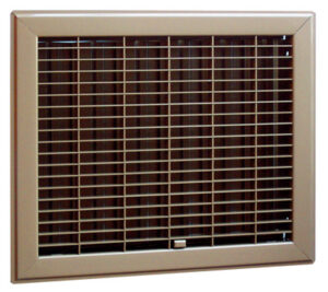 Gravity Floor Register, Steel, Brown, 8 x 10-In.