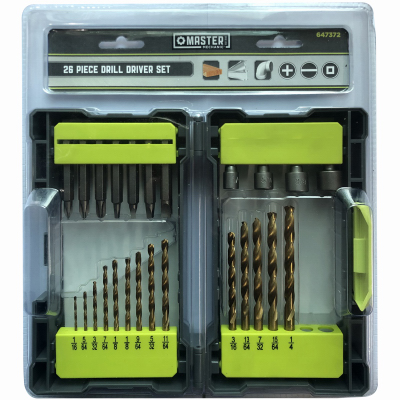 26-Pc. Titanium Nitride Coated Drill & Drive Set