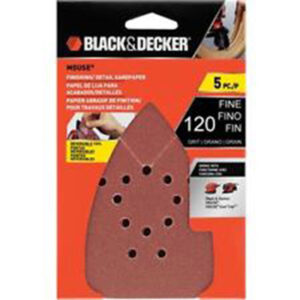 120-Grit Mouse Sander Sheets, 5-Pk.
