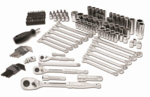 152-Pc. Mechanics SAE/Metric Socket Tool Set, 1/4, 3/8 & 1/2 In. Drive