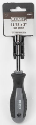 11/32 x 3.25 In. Round Solid Nut Driver