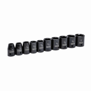 10-Pc. SAE Impact Socket Set, 1/2 In. Drive