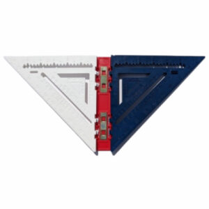 Double-Sided Carpenter Square, Red, White & Blue