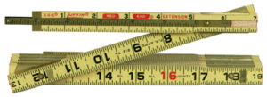 Lufkin Red End Extension Wood Rule, 6 Ft.