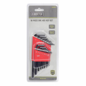 18-Pc. SAE Hex-L Key Set, Short & Long Arm