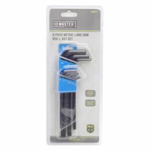 9-Pc. Metric Hex-L Key Set, Long-Arm