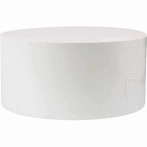 Schedule 40 DWV PVC Hub Cap, 6 In.