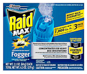 Max Deep Reach Insect Fogger, Concentrated, 2.1 oz., 3-Pk.