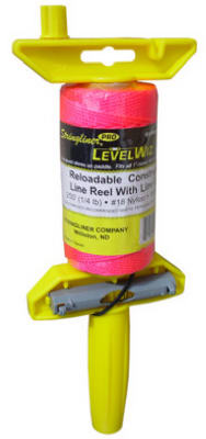Pro Level Wiz Stringliner, Reloadable, Braided Fluorescent Pink, 250-Ft.