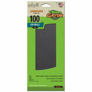 Drywall Paper, Fine 100 Grit, 4.25 x 11.25-In., 5-Pk.