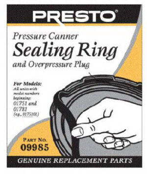 Pressure Canner Sealing Ring With Automatic Air Vent