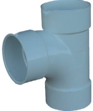 Schedule 30 PVC DWV Sanitary Tee, Schedule 30, 3 In.
