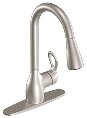 Kitchen Faucet With Pull-Down Spray, Single Handle, Spot-Resistant Stainless Steel