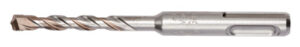 2-Cutter SDS Plus Rotary Hammer Drill Bit, 1/4 x 2 x 4 In.