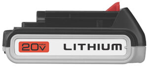 20-Volt Max Lithium-Ion Battery, For Black & Decker Tools