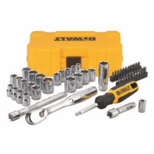 50-Pc Mechanics Tool & Socket Set, SAE & Metric