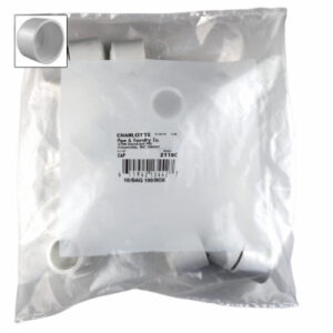 Schedule 40 PVC Cap, 1/2 In., 10-Pk.