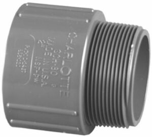 Schedule 80 PVC Adapter, Male, 1 In.