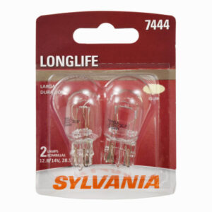 7444 Long Life Miniature Clear Bulb, 7444LL BP2, 2-Pk.