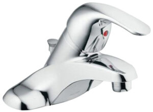 Adler Collection Lavatory Faucet, Lever & Knob Handles, Chrome
