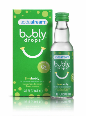 Bubly Fruit Drops, Lime, 40ml