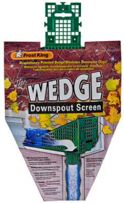 Wedge Downspout Screen