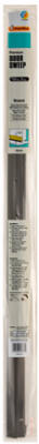 Aluminum & Vinyl Door Sweep, Bronze, 36 In.