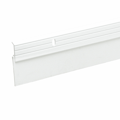 Aluminum & Rubber Door Sweep, White, 36 In. - True Value Hardware