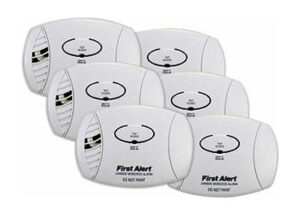 Carbon Monoxide Alarm, Battery-Operated, 6-Pk.