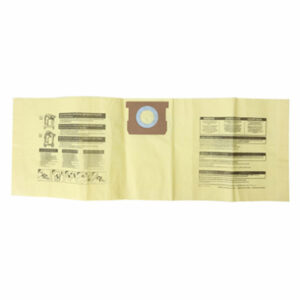 5 to 6 Gallon Wet/Dry Vacuum High Efficiency Dust Filter Bag, 3-Pk.
