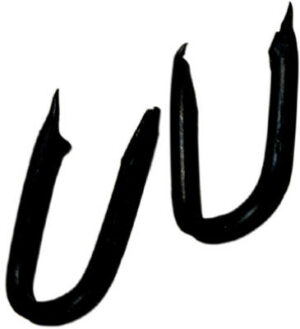 Double-Point Tacks, 3/8 In. x #5 Blued, 1-1/2 oz.