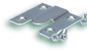 Picture Hanger, Flush Mount, 1-1/4 x 1-1/2 In., 2-Pk.